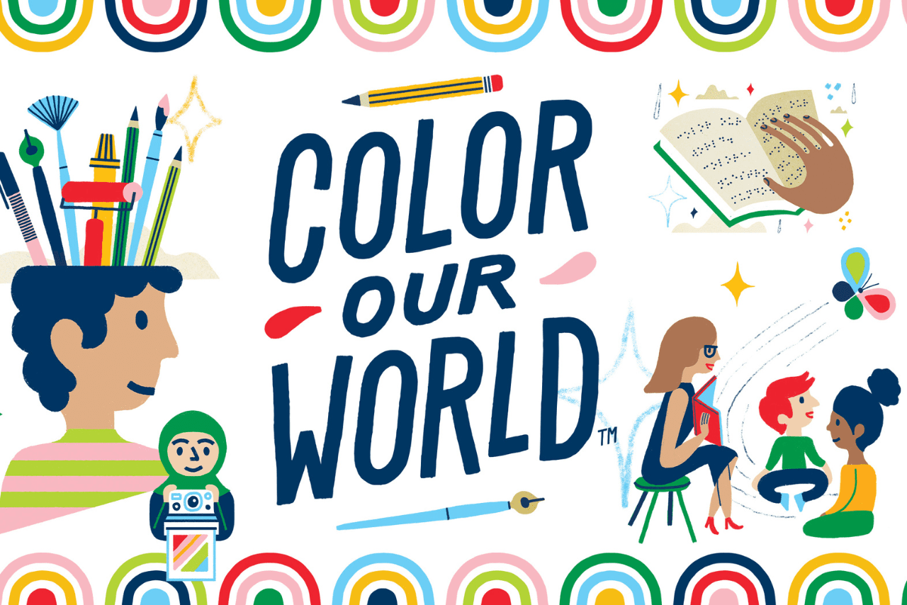 "Color Our World" CSLP graphic 2025
