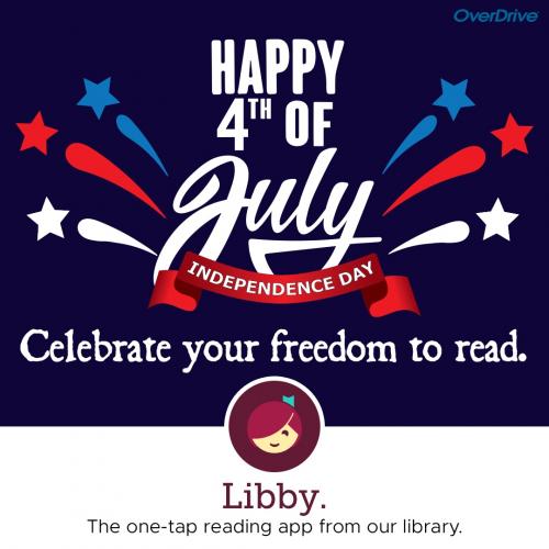 Happy 4th of July - celebrate your freedom to read