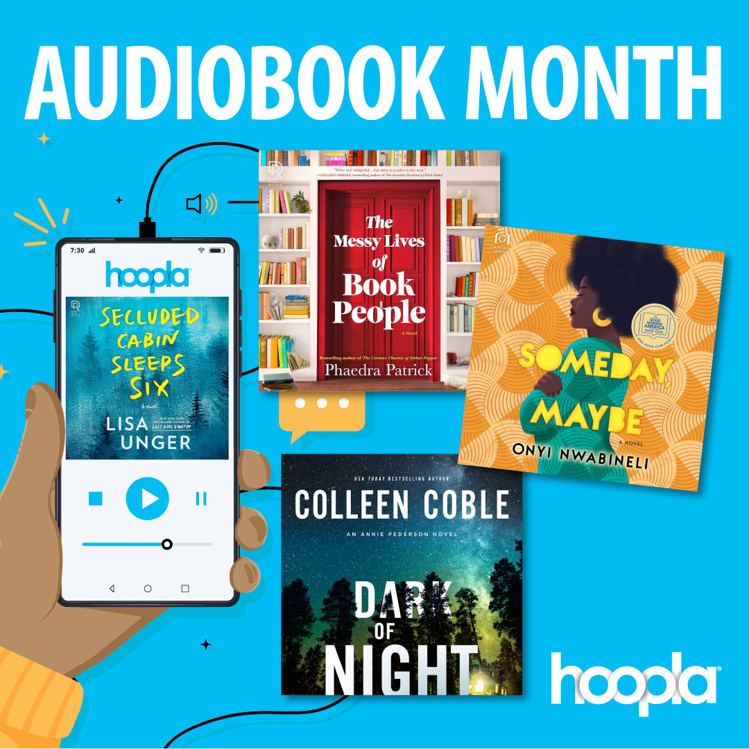 Audiobook month - hoopla collection