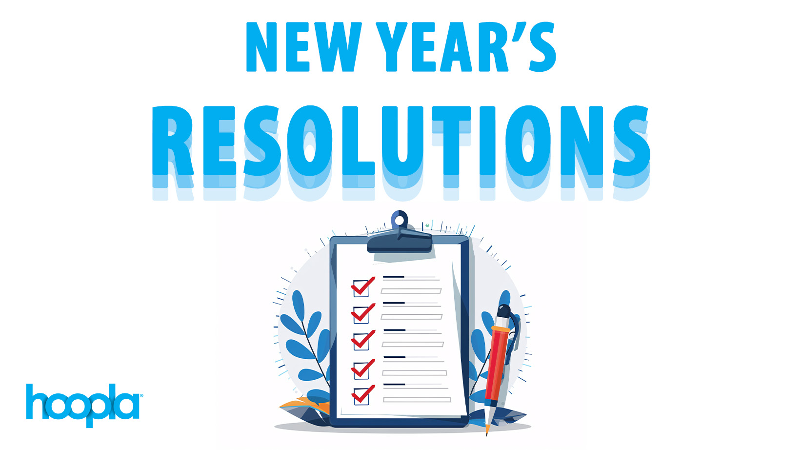 New Year's Resolutions on hoopla