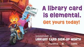 A library card is elemental - get yours today! 