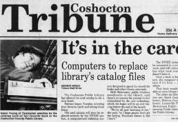 Historical Newspapers Collection screenshot of newspaper article from Nov. 1, 1995