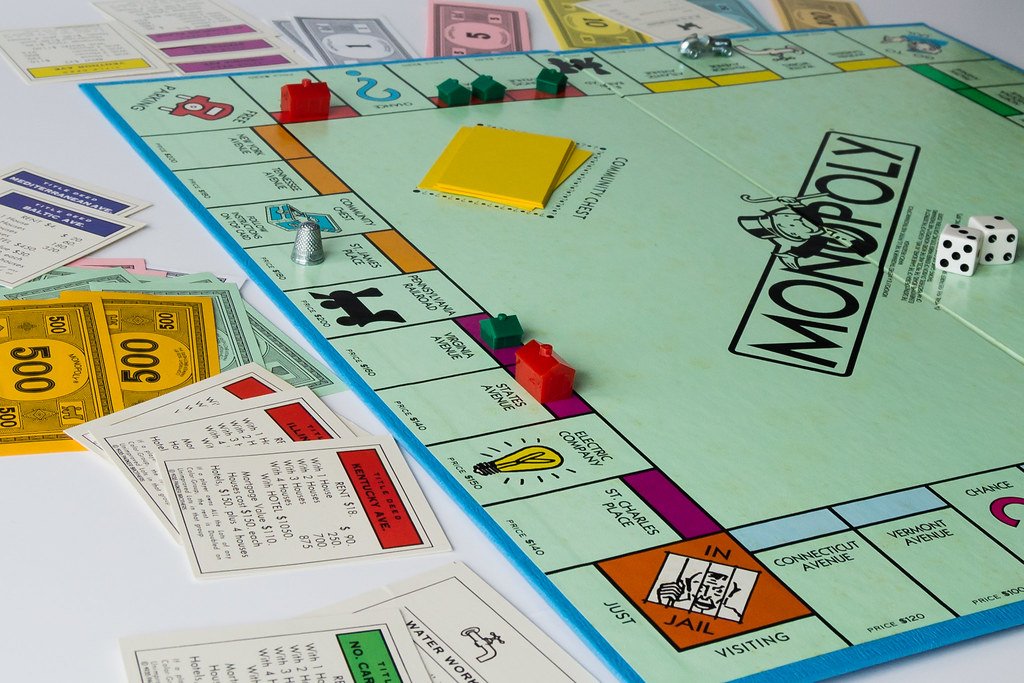 Monopoly game board